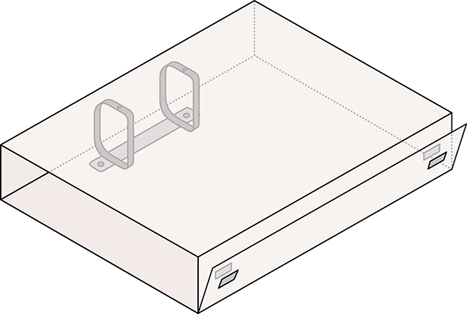 Ringmappe mit Magnetverschluss (DIN A5)